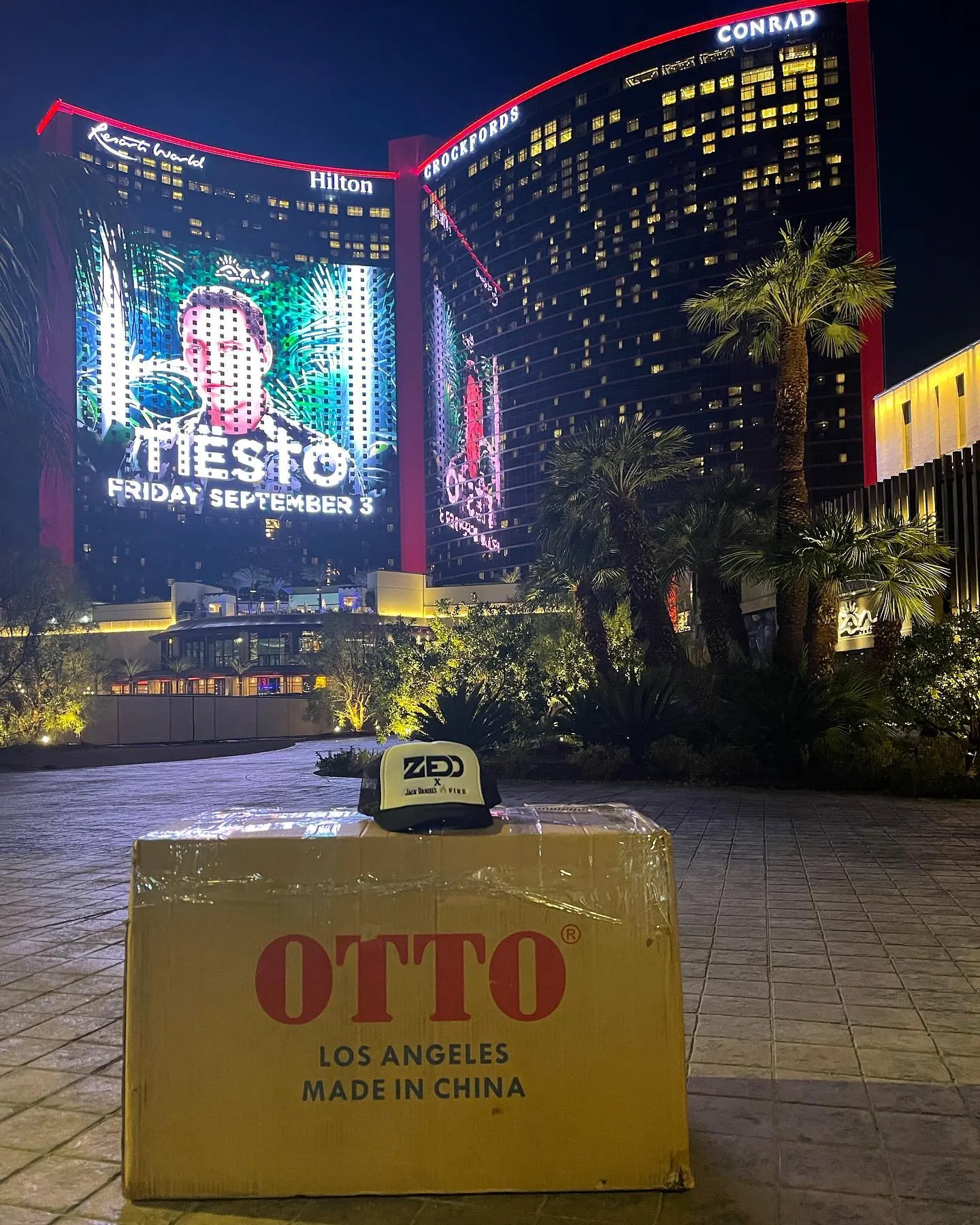 Resorts World - Zedd delivery drop