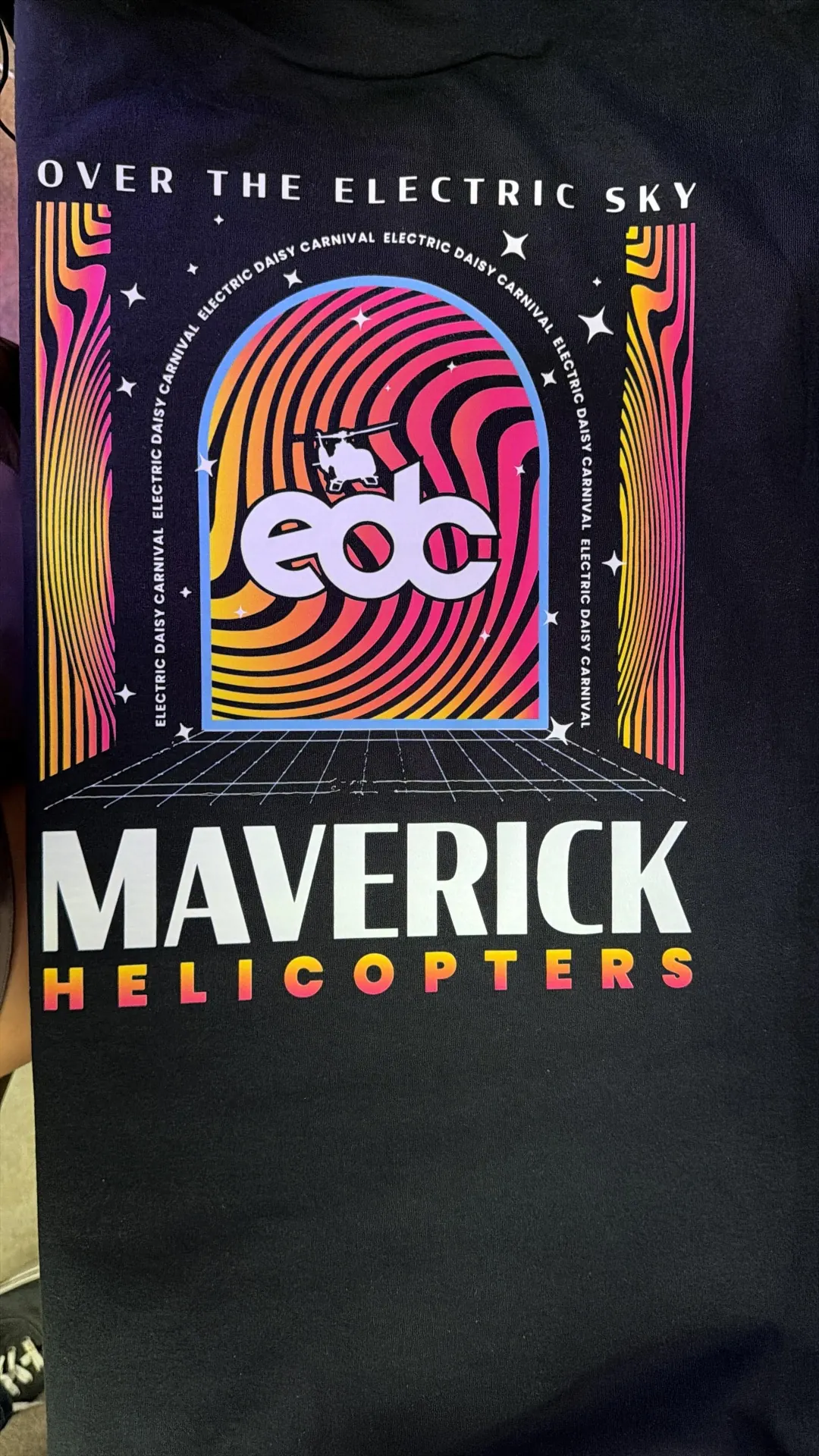 EDC Las Vegas - Electric Sky tee print